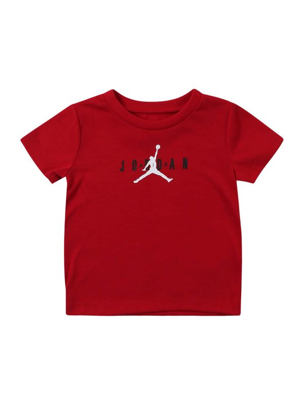 Jordan Jordan Majica  karminsko rdeča / črna / bela