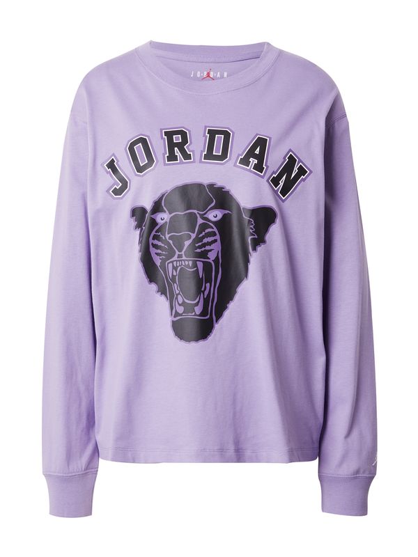 Jordan Jordan Majica  lila / črna