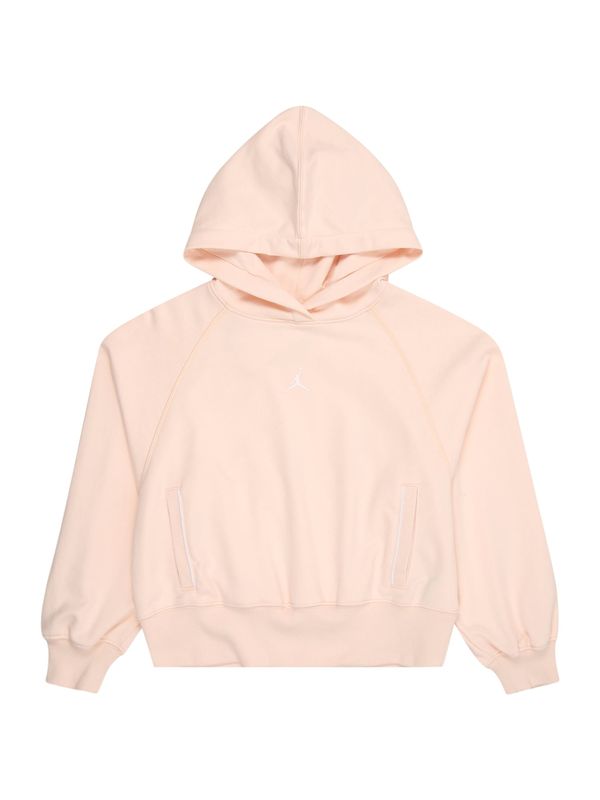 Jordan Jordan Majica  pastelno roza / bela