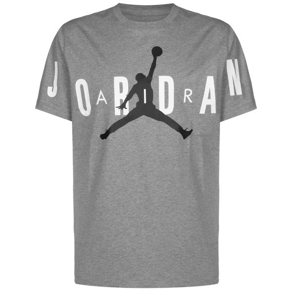 Jordan Jordan Majica  pegasto siva / črna / bela