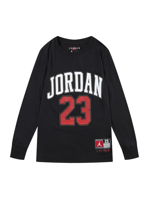 Jordan Jordan Majica 'PRACTICE FLIGHT'  rdeča / črna / bela