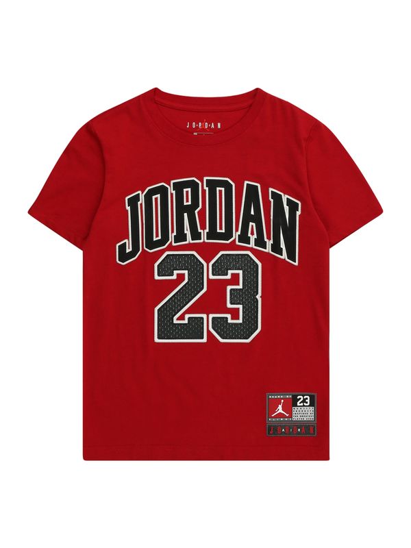 Jordan Jordan Majica 'PRACTICE FLIGHT'  temno siva / rdeča / črna / bela