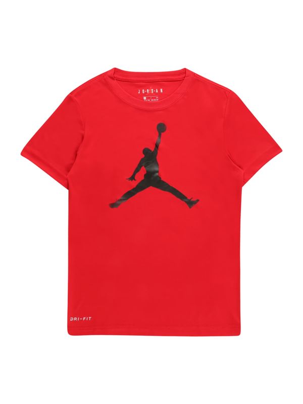 Jordan Jordan Majica  rdeča / črna