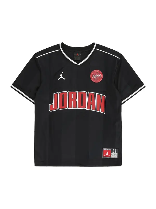 Jordan Jordan Majica  rdeča / črna / bela