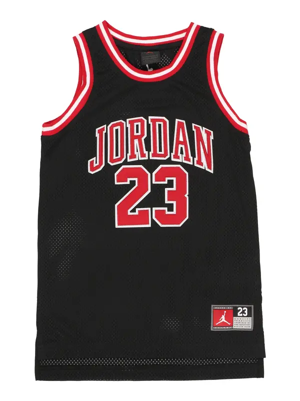 Jordan Jordan Majica  rdeča / črna / bela