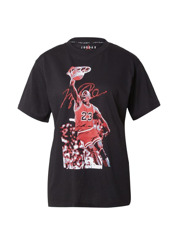 Jordan Jordan Majica  siva / rdeča / črna / bela
