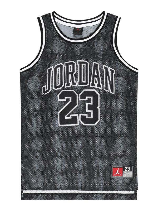 Jordan Jordan Majica  siva / rdeča / črna / bela