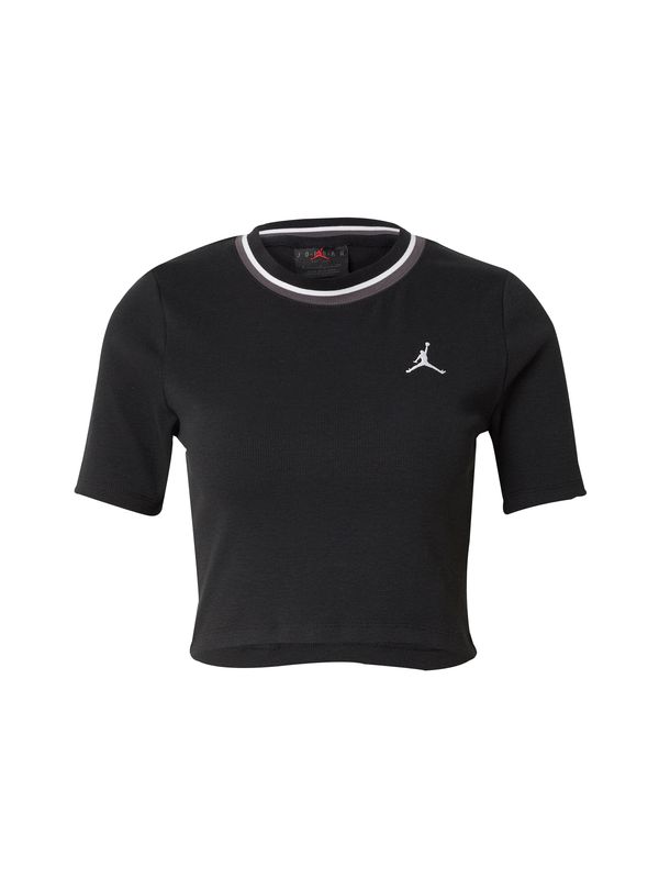 Jordan Jordan Majica  temno siva / črna / bela