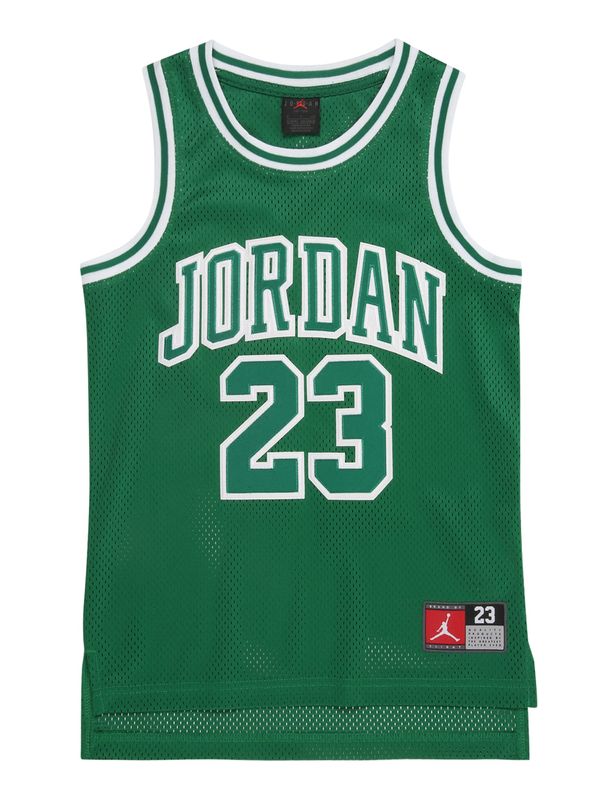 Jordan Jordan Majica  zelena / bela