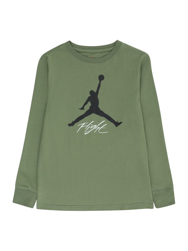 Jordan Jordan Majica  zelena / črna / bela