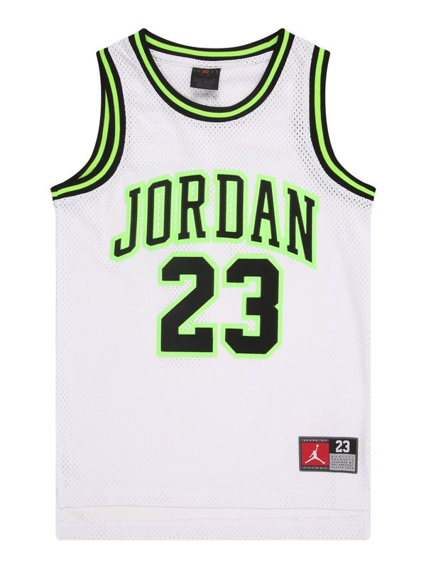 Jordan Jordan Majica  zelena / črna / bela