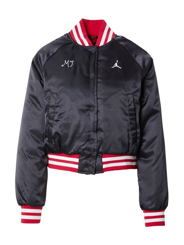 Jordan Jordan Prehodna jakna 'VARSITY'  rdeča / črna / bela