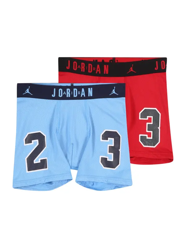 Jordan Jordan Spodnjice  svetlo modra / rdeča / črna