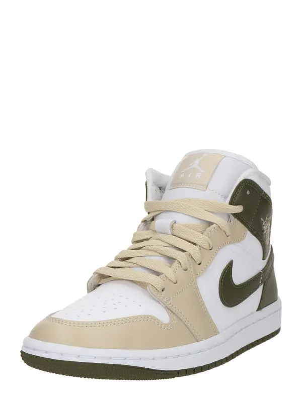 Jordan Jordan Visoke superge 'Air Jordan 1'  pesek / oliva / bela