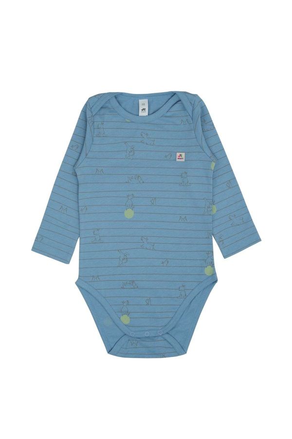 Jrmori Jrmori Pajac/bodi ' Mr.J '  modra / siva / zelena