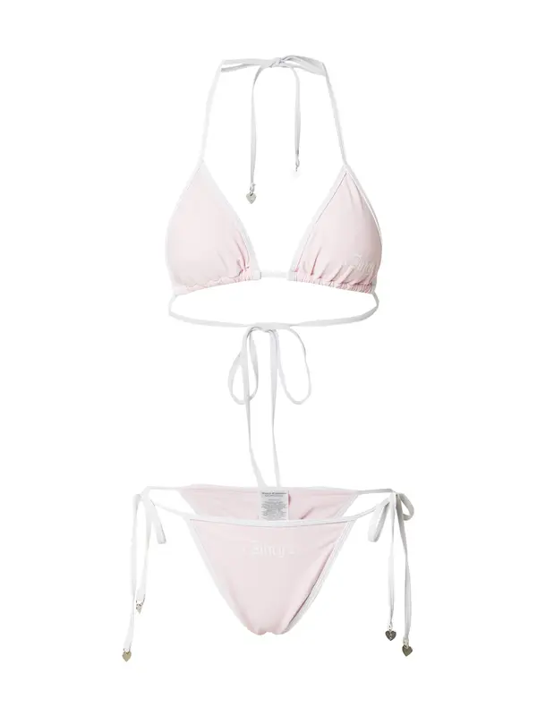 Juicy Couture Juicy Couture Bikini 'TAIHITI'  pastelno roza / bela