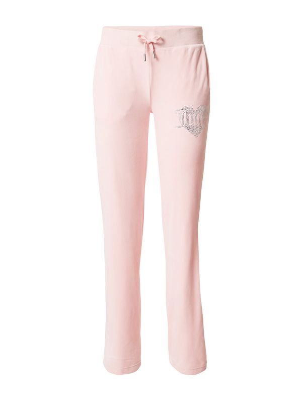 Juicy Couture Juicy Couture Hlače 'DEL RAY'  roza / transparentna