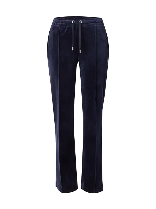 Juicy Couture Juicy Couture Hlače 'Tina'  marine / srebrna