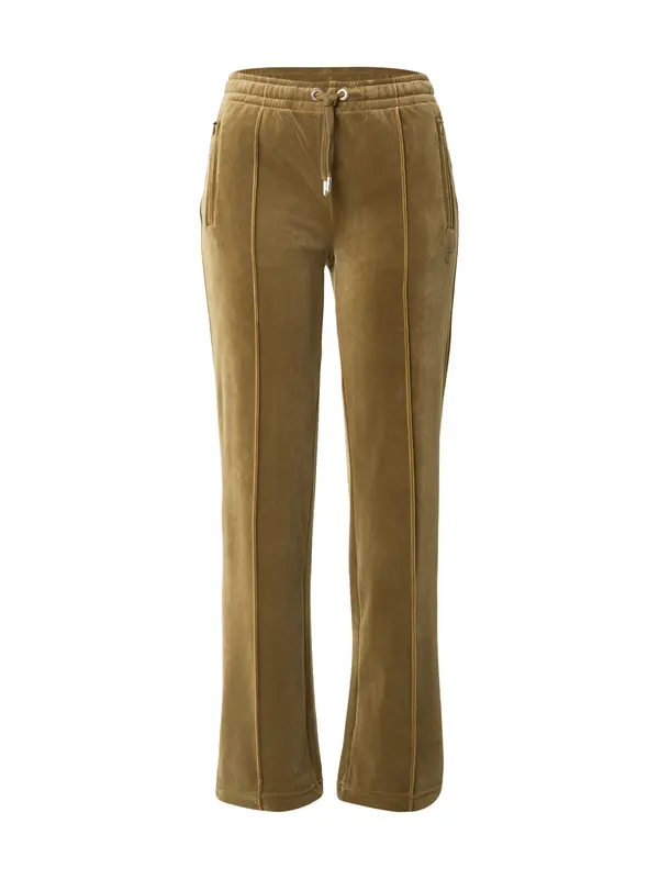 Juicy Couture Juicy Couture Hlače 'TINA'  oliva