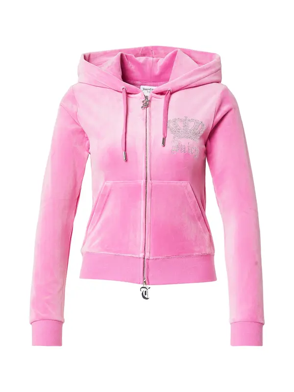 Juicy Couture Juicy Couture Jopa na zadrgo 'GOTHIC CROWN'  svetlo roza