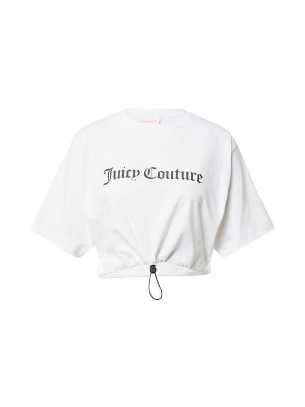 Juicy Couture Juicy Couture Majica  črna / bela
