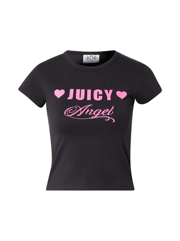 Juicy Couture Juicy Couture Majica  roza / črna