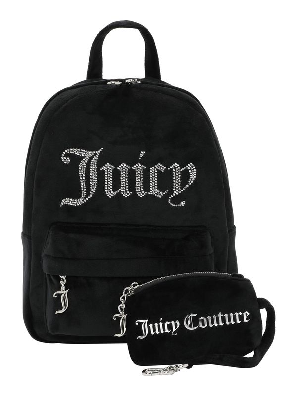 Juicy Couture Juicy Couture Nahrbtnik 'Kimberly'  črna / srebrna