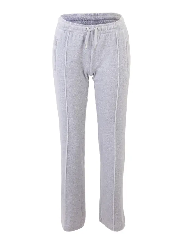 Juicy Couture Petite Juicy Couture Petite Hlače 'TINA'  svetlo siva