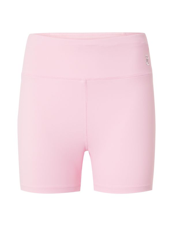 Juicy Couture Sport Juicy Couture Sport Športne hlače 'LIZA'  roza / srebrna