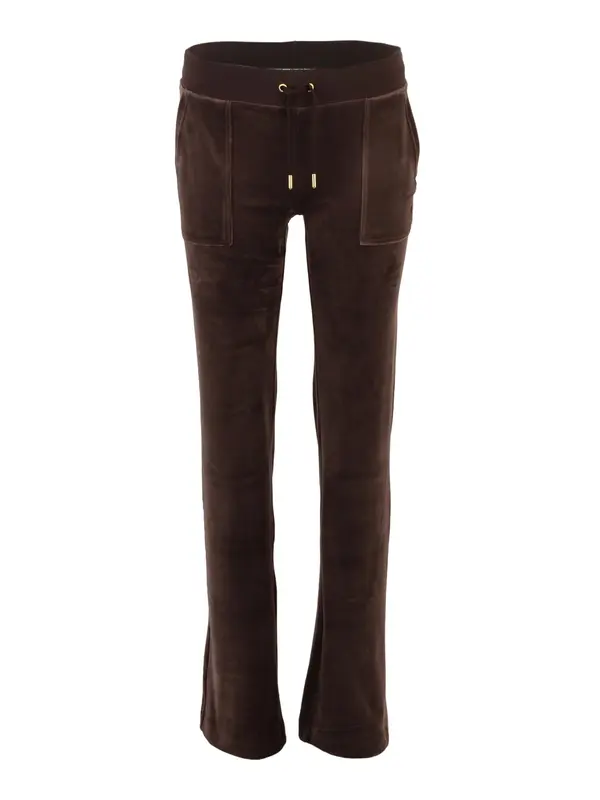 Juicy Couture Tall Juicy Couture Tall Hlače 'DEL RAY'  čokolada