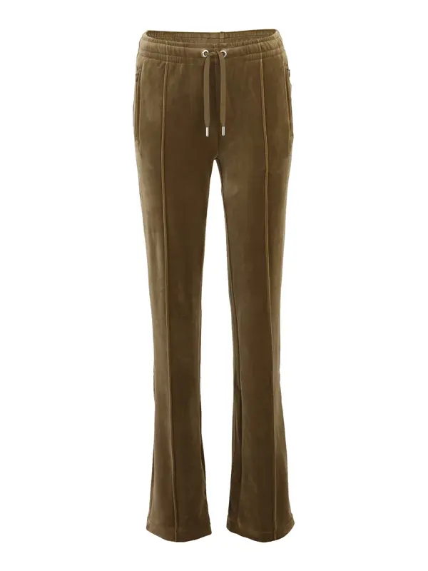 Juicy Couture Tall Juicy Couture Tall Hlače 'TINA'  oliva / črna
