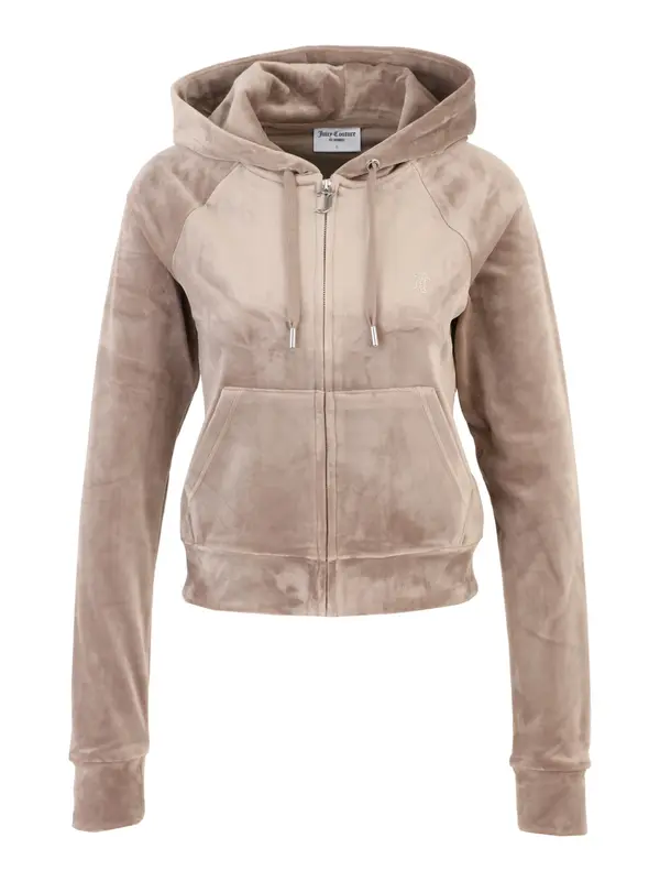 Juicy Couture Tall Juicy Couture Tall Jopa na zadrgo 'MADISON'  temno siva / srebrna
