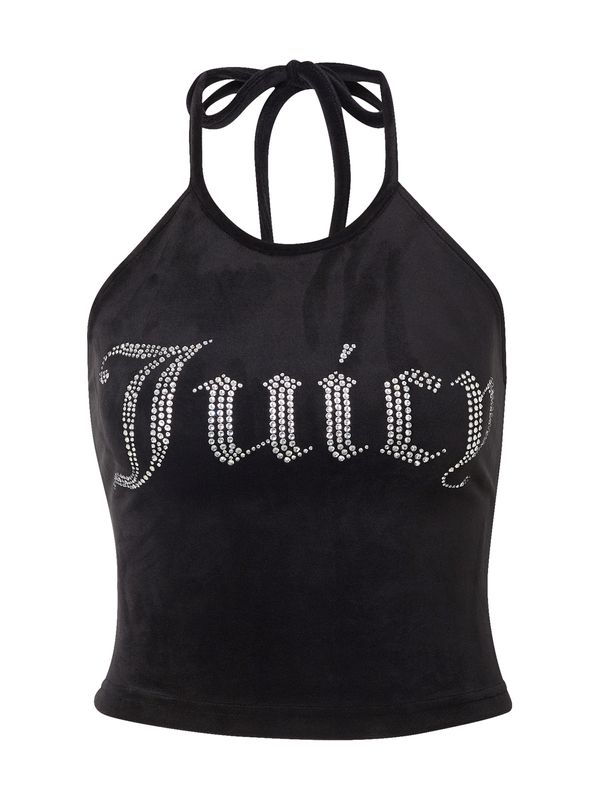 Juicy Couture Juicy Couture Top 'ETTA'  črna / transparentna