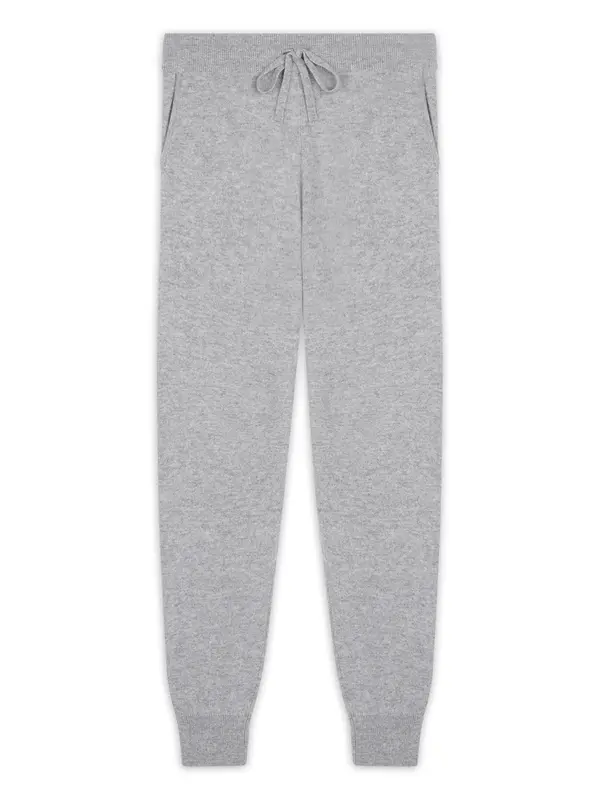 JUST CASHMERE JUST CASHMERE Hlače  pegasto siva