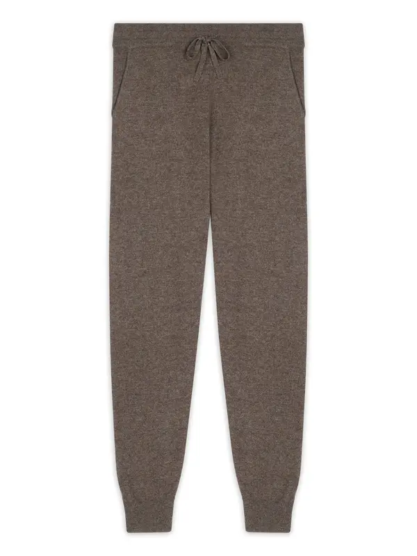 JUST CASHMERE JUST CASHMERE Hlače  rjava