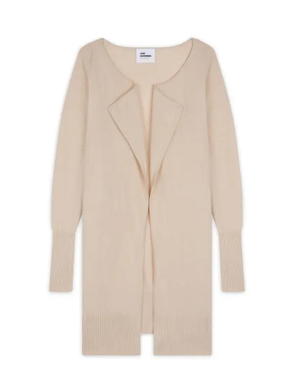 JUST CASHMERE JUST CASHMERE Pletena jopa 'Brooke'  pesek
