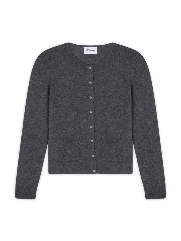 JUST CASHMERE JUST CASHMERE Pletena jopa 'Katharine'  antracit