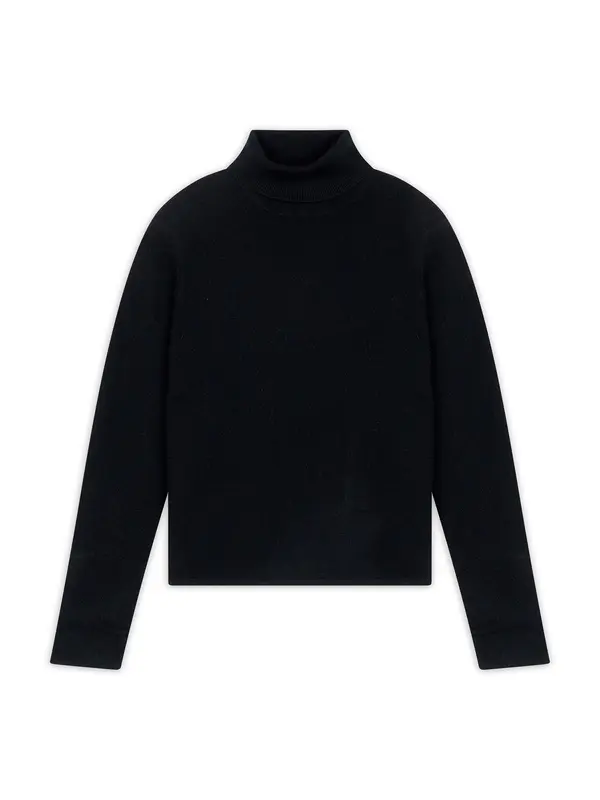 JUST CASHMERE JUST CASHMERE Pulover 'Ava'  črna