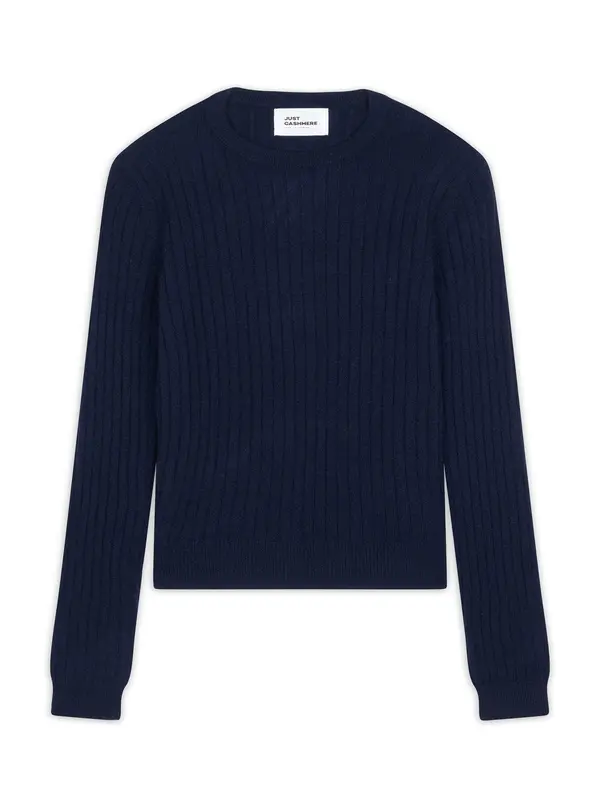 JUST CASHMERE JUST CASHMERE Pulover 'Avana'  mornarska