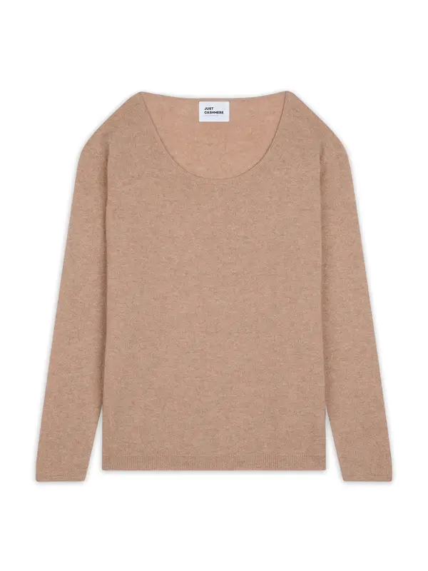 JUST CASHMERE JUST CASHMERE Pulover 'Fiona'  kamela