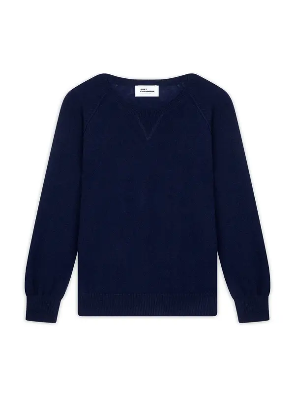 JUST CASHMERE JUST CASHMERE Pulover 'Helen'  mornarska