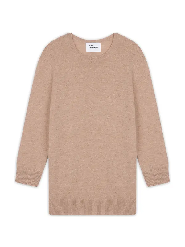 JUST CASHMERE JUST CASHMERE Pulover 'Janice'  mokka