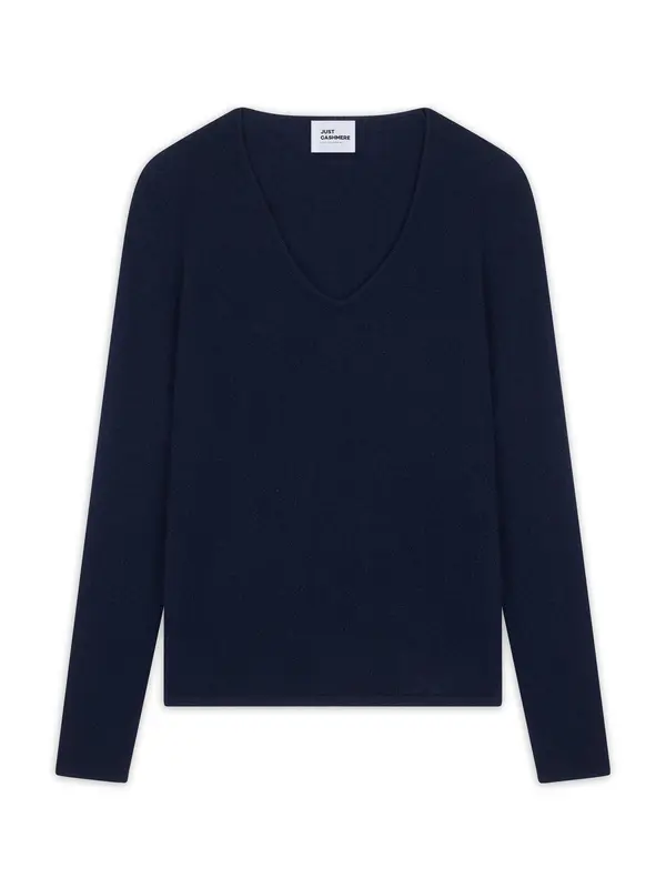 JUST CASHMERE JUST CASHMERE Pulover 'Joan'  mornarska