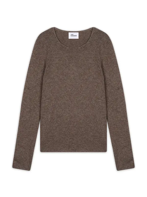 JUST CASHMERE JUST CASHMERE Pulover 'Joyce'  čokolada
