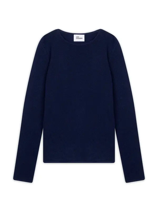 JUST CASHMERE JUST CASHMERE Pulover 'Joyce'  mornarska