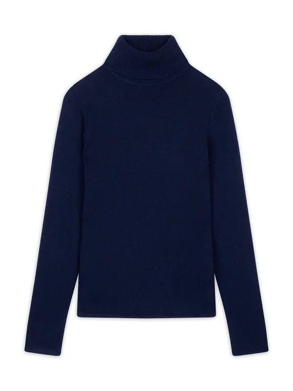 JUST CASHMERE JUST CASHMERE Pulover 'Juni'  mornarska