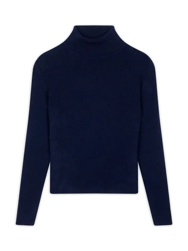 JUST CASHMERE JUST CASHMERE Pulover 'Lanais'  mornarska