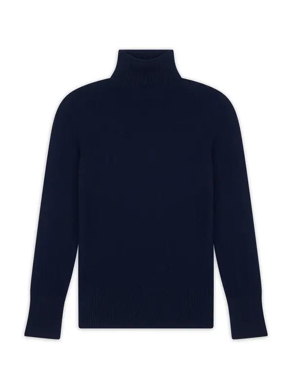 JUST CASHMERE JUST CASHMERE Pulover 'Lexie'  mornarska