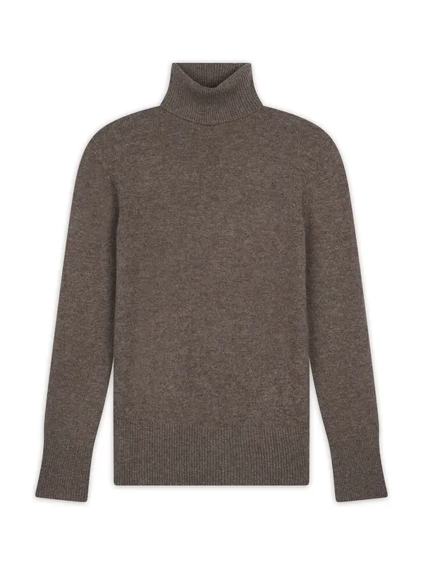 JUST CASHMERE JUST CASHMERE Pulover 'Lexie'  oliva