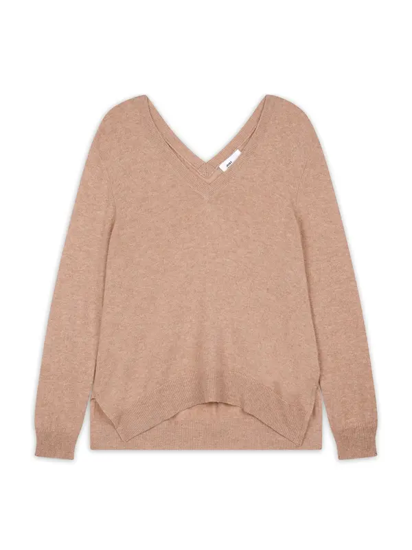 JUST CASHMERE JUST CASHMERE Pulover 'Opal'  mokka